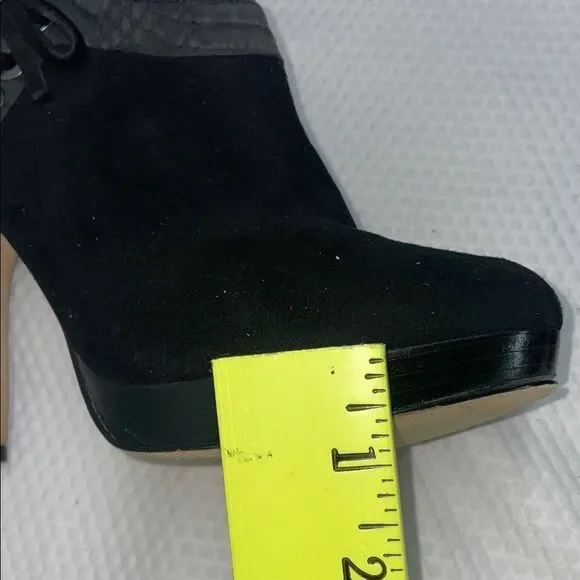 Coach Beatrice Black Ankle Booties